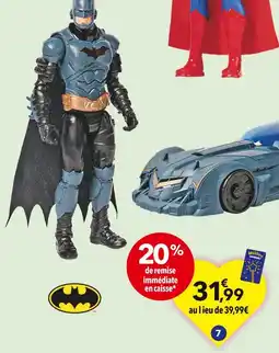 JouéClub Lego Pack Batmobile et Figurine Batman 30 cm offre