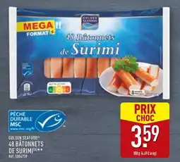 ALDI GOLDEN SEAFOOD 48 Bâtonnets de Surimi offre