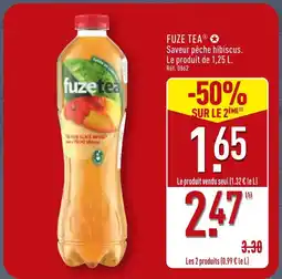 FUZE TEA Saveur pêche hibiscus
