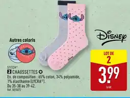 ALDI DISNEY Chaussettes offre