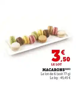 U Express MACARONS offre
