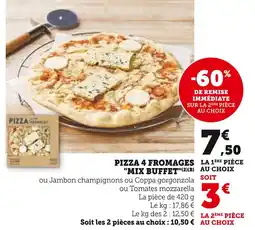 U Express Pizza 4 fromages offre