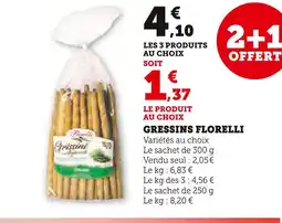 U Express FLORELLI Gressins offre