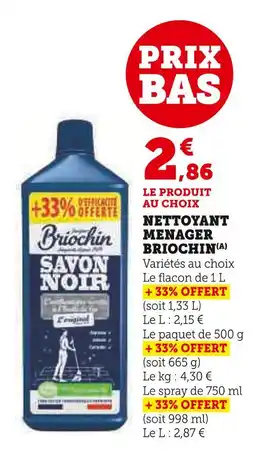 U Express Briochin Nettoyant ménager(A) offre