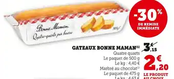 U Express Bonne Maman Gateaux offre