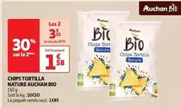 Auchan Supermarché Auchan - chips tortilla nature bio offre
