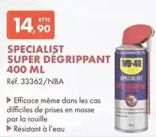 Autodistribution Wd-40 - specialist super dégrippant 400 ml offre