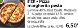 Thiriet 81531 Pizza margherita pesto offre