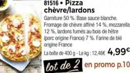 Thiriet 81516 Pizza chèvre/lardons offre