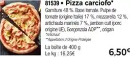 Thiriet 81539 Pizza carciofo offre