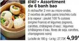 Thiriet 87457 Assortiment de 6 banh bao offre