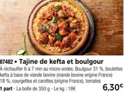 Thiriet 87482 Tajine de kefta et boulgour offre