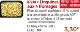 Thiriet 87740 Linguines aux 4 fromages offre
