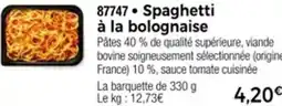 Thiriet 87747 Spaghetti à la bolognaise offre