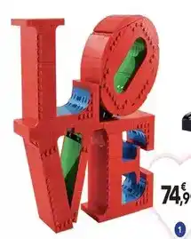 JouéClub Lego - love sculpture offre