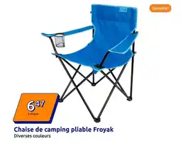 Action Froyak - chaise de camping pliable offre