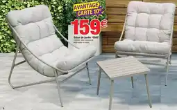 Bazarland Salon de jardins cham offre