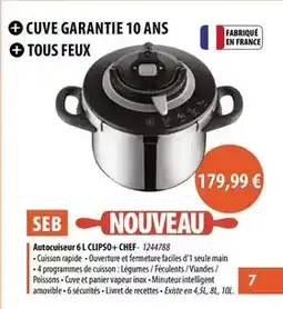 Cuisine Plaisir Tous - cuve garantie 10 ans tous feux offre