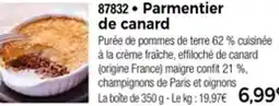 Thiriet 87832 Parmentier de canard offre