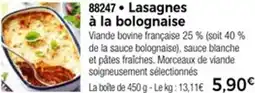 Thiriet 88247 Lasagnes à la bolognaise offre