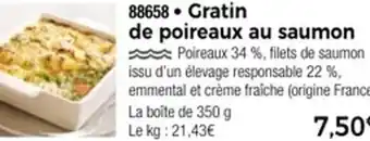 Thiriet 88658 Gratin de poireaux au saumon offre