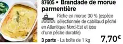 Thiriet 87605 Brandade de morue parmentière offre