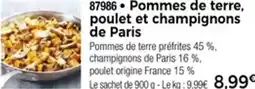 Thiriet 87986 Pommes de terre, poulet et champignons de Paris offre