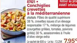 87621 Conchiglies crevettes à la méditerranéenne
