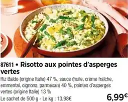 Thiriet 87611 Risotto aux pointes d'asperges vertes offre