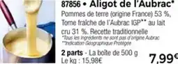 Thiriet 87856 Aligot de l'Aubrac offre