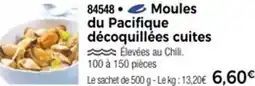Thiriet 84548 Moules du Pacifique décoquillées cuites offre