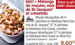 Thiriet 84557 Mélange de moules, noix de St-Jacques et crevettes offre