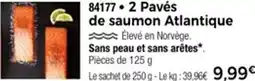 Thiriet 84122 2 Pavés de saumon Atlantique offre