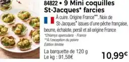 Thiriet 84822 9 Mini coquilles St-Jacques farcies offre