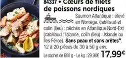 Thiriet 84337 Cœurs de filets de poissons nordiques offre