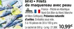 Thiriet 84143 Filets de maquereau avec peau offre