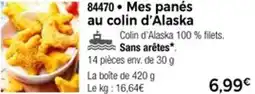 Thiriet 84470 Mes panés au colin d'Alaska offre