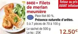 84450 Filets de merlan meunière