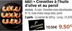 Thiriet 84821 Crevettes à l'huile d'olive et au persil offre