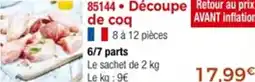 Thiriet 85144 Découpe de coq offre