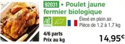 Thiriet 92031 Poulet jaune fermier biologique offre
