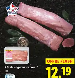 Lidl 2 filets mignons de porc offre