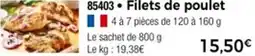 Thiriet 85403 Filets de poulet offre