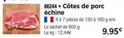 Thiriet Côtes de porc échine offre