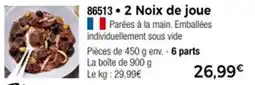 2 noix de joue
