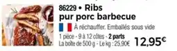 Thiriet Ribs pur porc barbecue offre