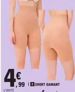 E.Leclerc Short gainant offre