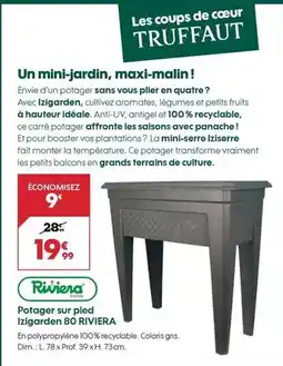 Truffaut Envie - potager sur pied iziglarden 80 offre