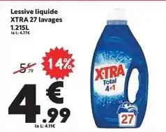 Maxi Bazar Total - lessive liquide xtra 27 lavages offre