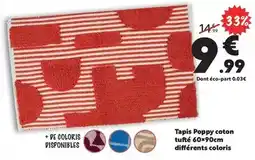 Maxi Bazar Tapis poppy coton tufe offre